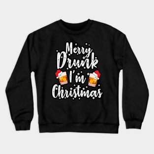 Merry Drunk I'm Christmas Crewneck Sweatshirt